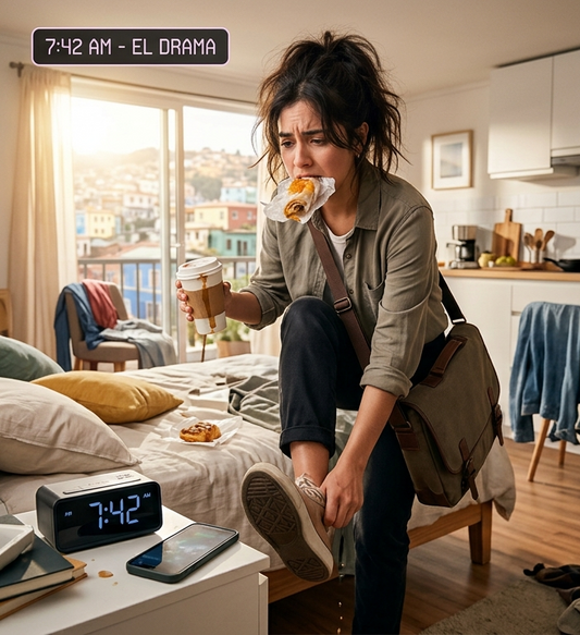 "5 minutitos más": El drama de las mañanas sin tiempo (y cómo desayunar bien sin morir en el intento)